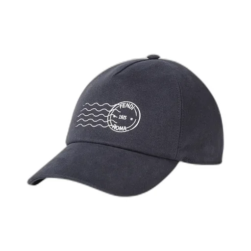 Blue Canvas Baseball Cap