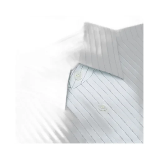 Cropped Shirt In Cotton Chambray
