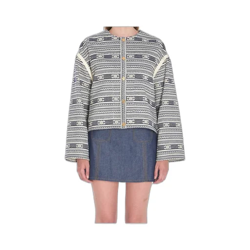 Baja Cardigan Jacket In Cotton Wool
