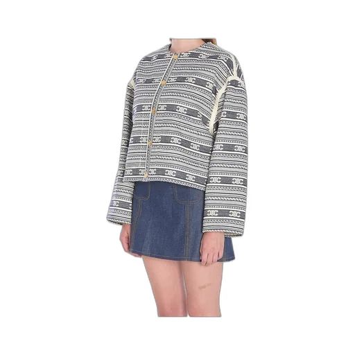 Baja Cardigan Jacket In Cotton Wool