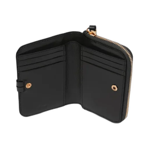Alphabet Bifold Wallet In Shiny Leather