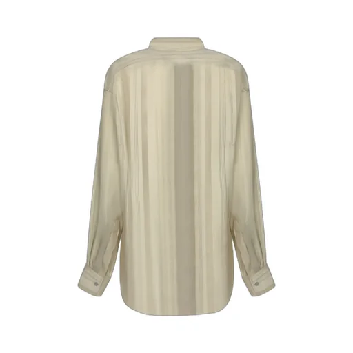 Stella Mccartney Oversized Sheer Striped Panelled Shirt