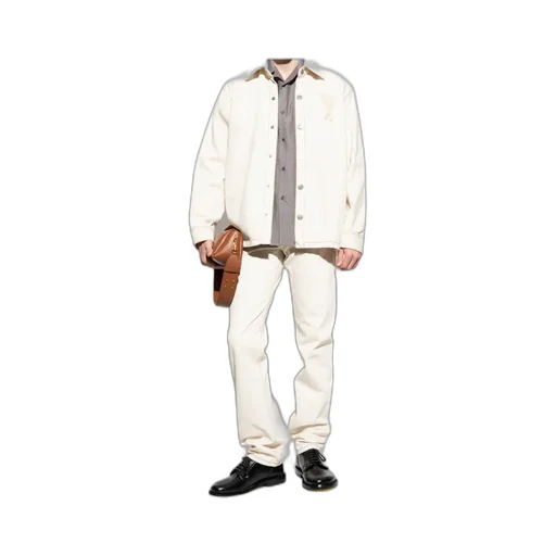 Ami Paris Contrast Stitch Jeans