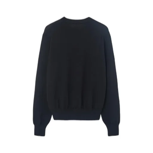 Ami Paris Logo Embroidered Crewneck Sweater