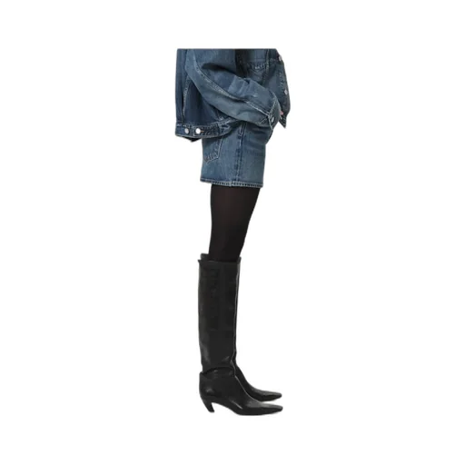 Agolde Alek Denim Mini Skirt
