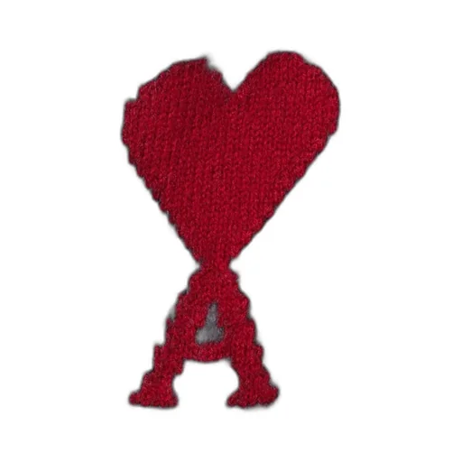 Ami Paris Ami De Coeur V-Neck Cardigan