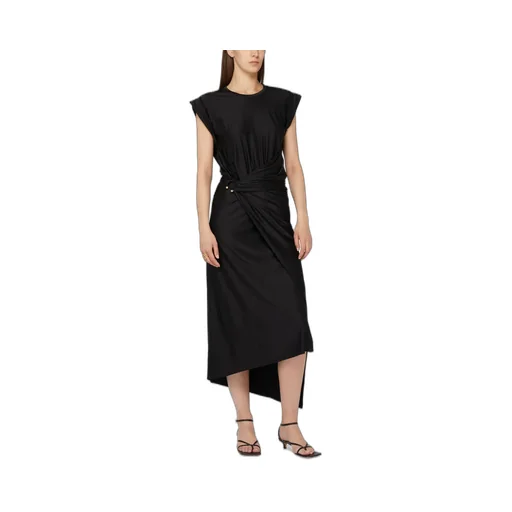 Draped Midi Dress