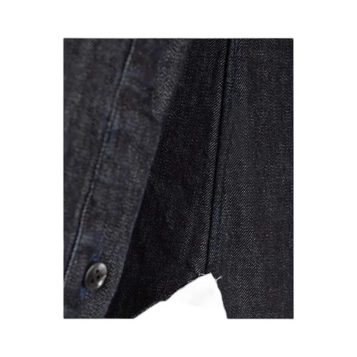 Barba Curved Hem Denim Dandy Shirt