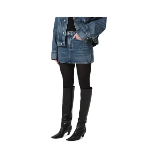 Agolde Alek Denim Mini Skirt