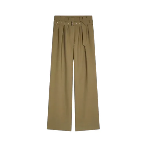 Dries Van Noten Peaches Belted Pants