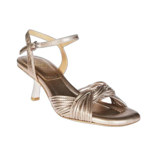 Round-Toe High-Heeled Sandals