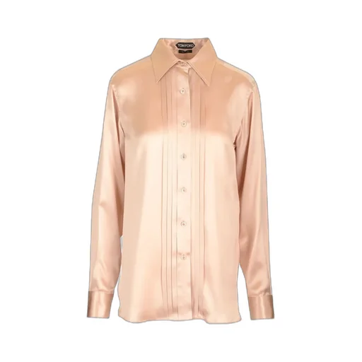 Tom Ford Pleated Long-Sleeved Shirt