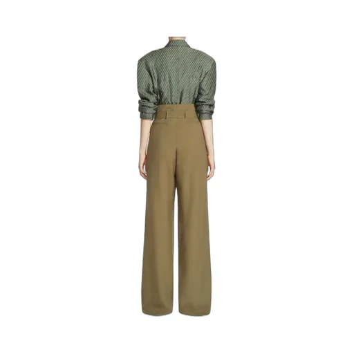 Dries Van Noten Peaches Belted Pants