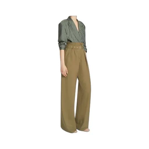 Dries Van Noten Peaches Belted Pants