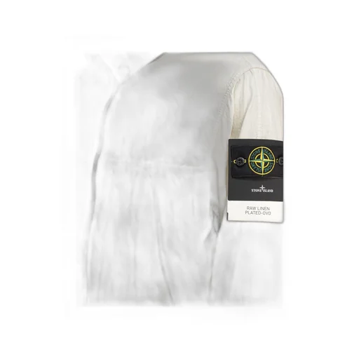 Plated-Ovd Raw-Linen Jacket