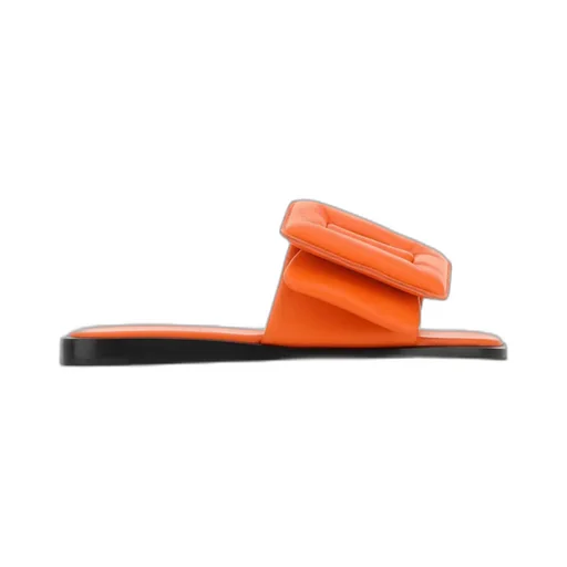 Boyy Oversized Puffy Buckle Sandals
