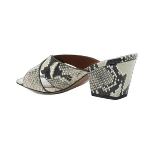 Square Toe High-Heeled Sandals