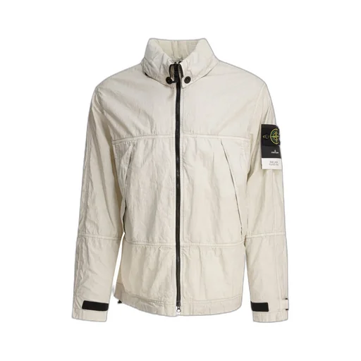 Plated-Ovd Raw-Linen Jacket