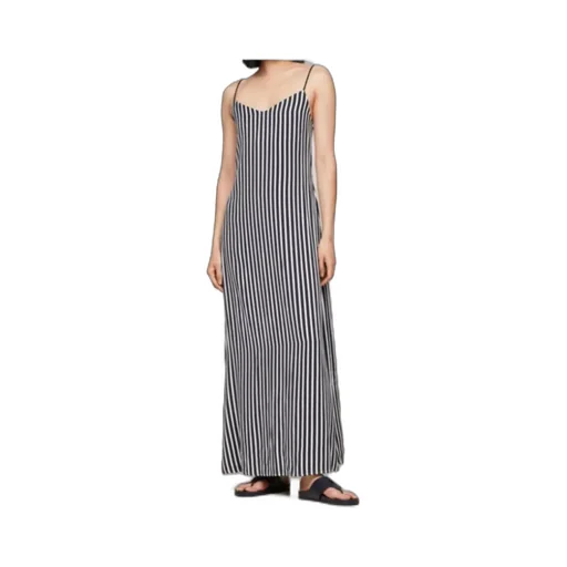 Sleeveless Striped Maxi Dress