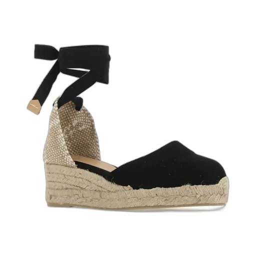 Castaer Round Toe Wedge Espadrilles