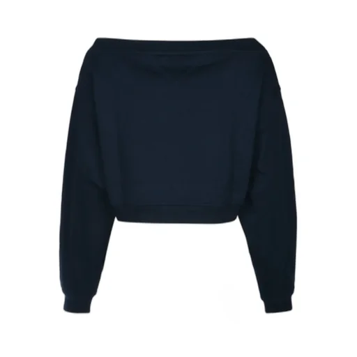Tommy Jeans Off-Shoulder Cropped Sweatshirt