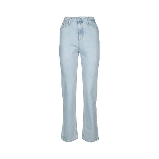 Tommy Jeans Julie Logo Patch Straight Leg Jeans