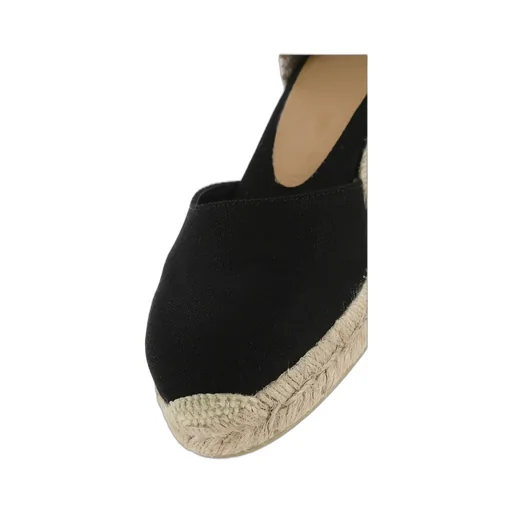 Castaer Round Toe Wedge Espadrilles