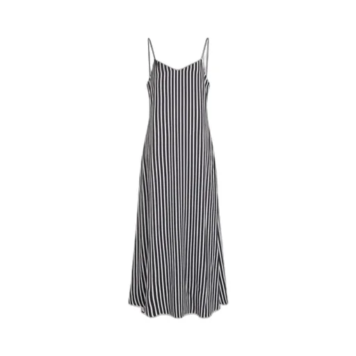 Sleeveless Striped Maxi Dress