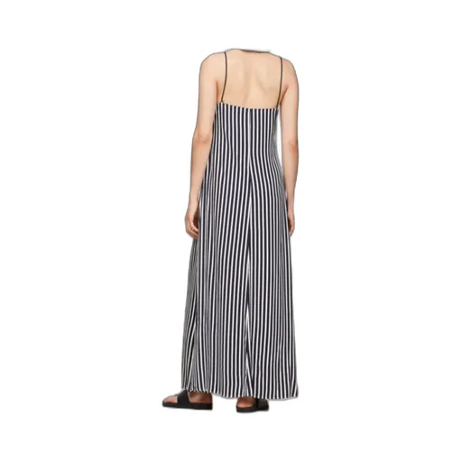 Sleeveless Striped Maxi Dress