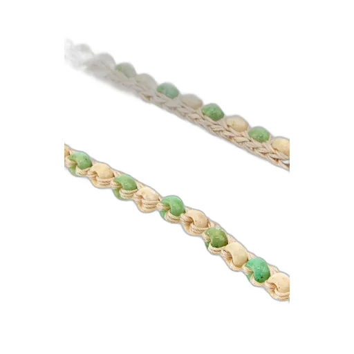 Alanui Two-Toned Embellished Crochet Necklace