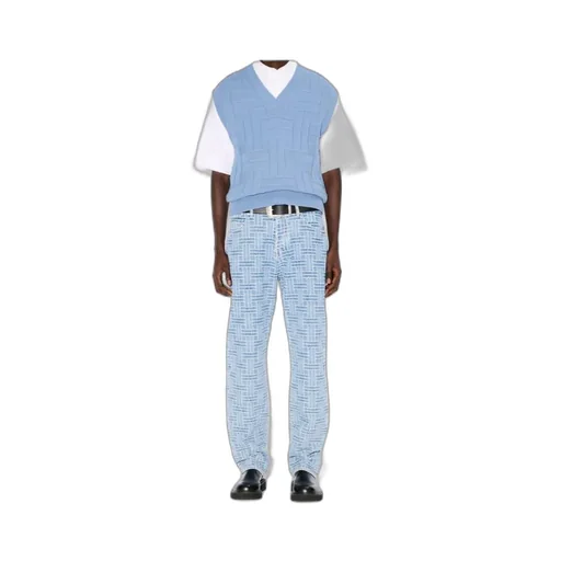 Kenzo Weave Embroidered Sleeveless Jumper