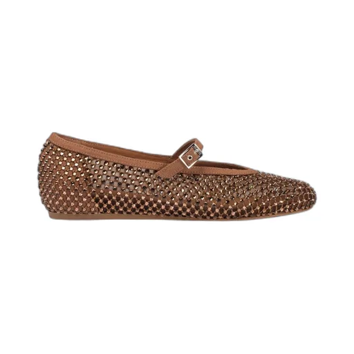 Le Silla Gilda Crystal Mesh Flat Shoes