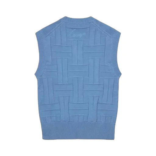 Kenzo Weave Embroidered Sleeveless Jumper
