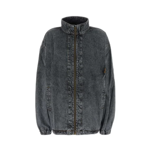Long-Sleeved Denim Coat