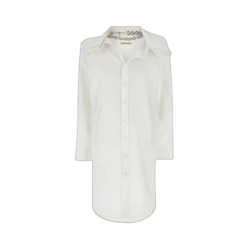Y/Project Chain Embellished Shirt Dress