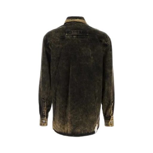 Namacheko Distressed Button-Up Shirt