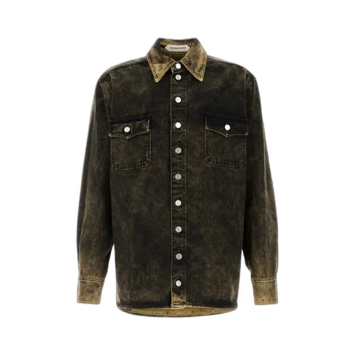 Namacheko Distressed Button-Up Shirt