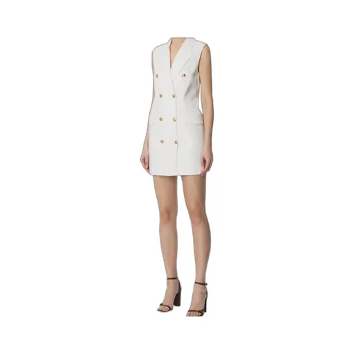 Elisabetta Franchi Sleeveless Gabardine Mini Dress
