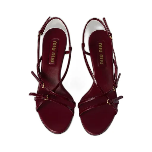Miu Miu Heeled Slingback Sandals