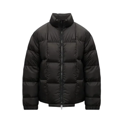 Vetements Logo Embroidered Zip-Up Padded Jacket