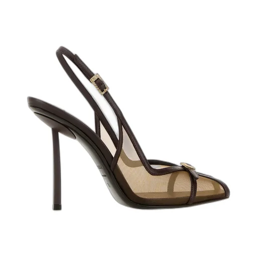 Le Silla Vittoria Crystal Slingback Sandals
