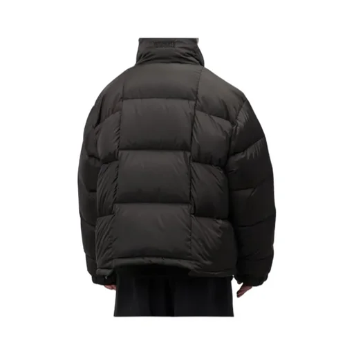 Vetements Logo Embroidered Zip-Up Padded Jacket