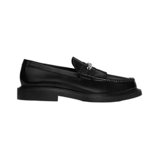Celine Universite Chunky Loafer In Polished Bull
