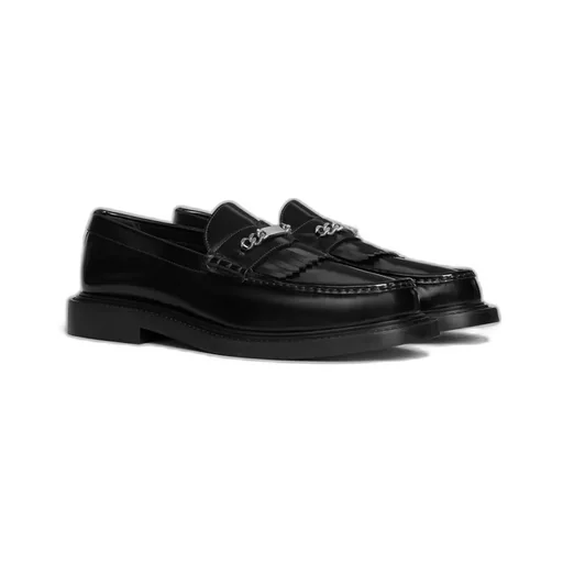 Celine Universite Chunky Loafer In Polished Bull