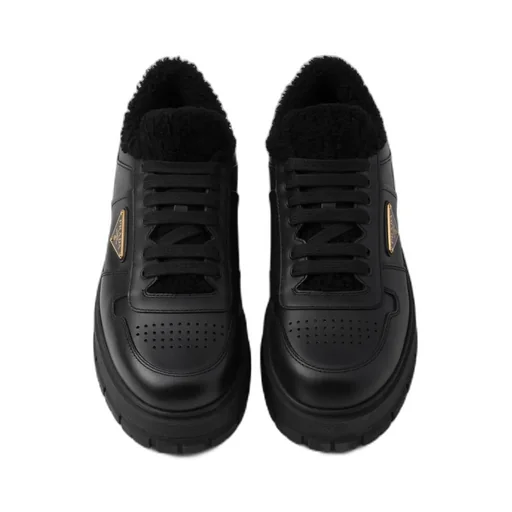 Leather Laced Sneakers