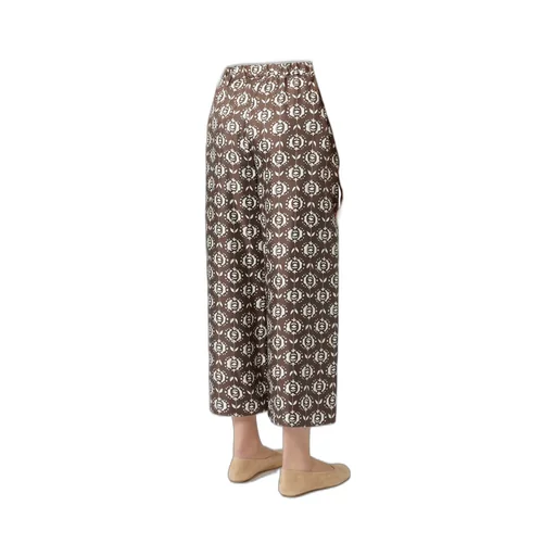 Wide-Fit Silk Trousers