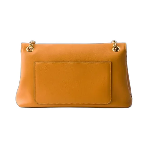 Prada Doux Medium Leather Shoulder Bag