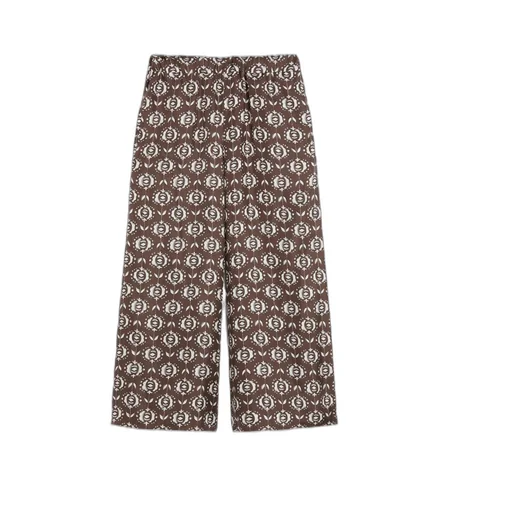 Wide-Fit Silk Trousers