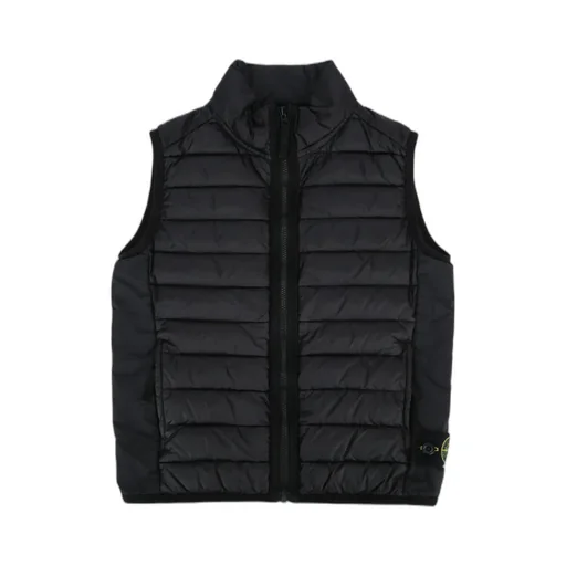 Zippered Stand Collar Vest