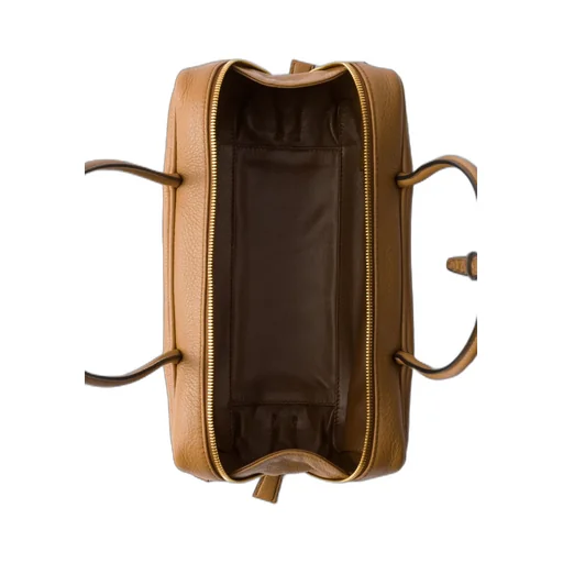 Prada Triangle-Logo Zipped Shoulder Bag